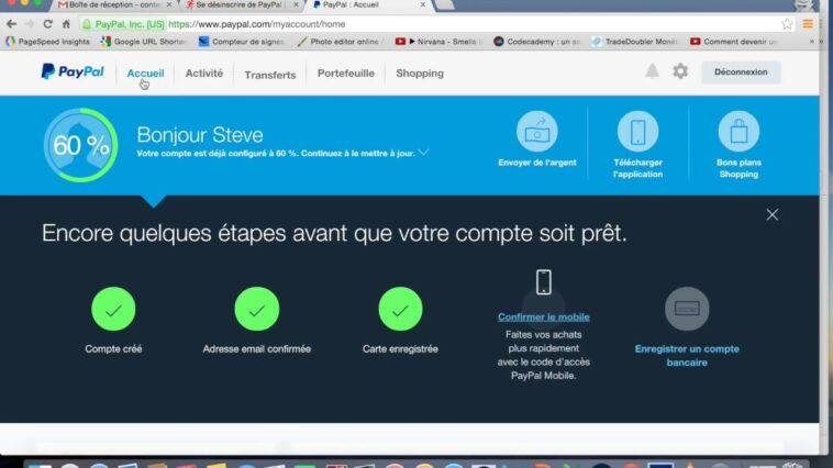 Comment désactiver un compte PayPal ?