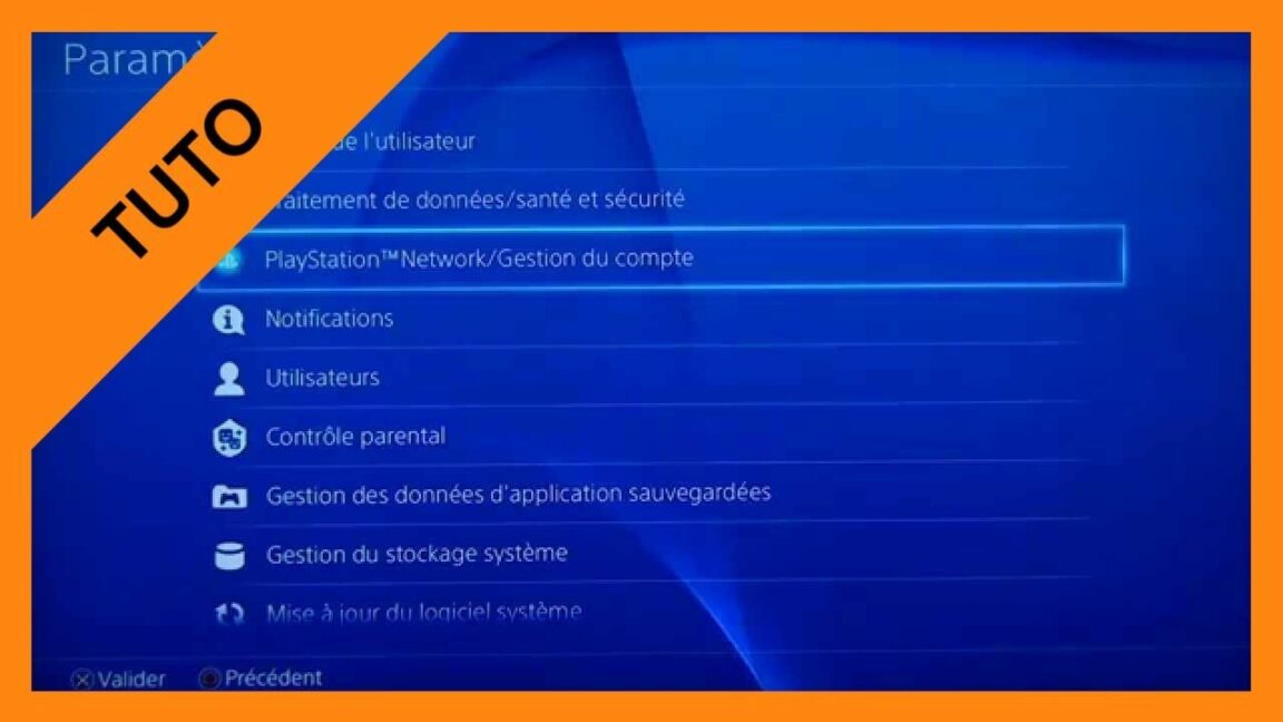 Comment désactiver un compte principal PS4 ?