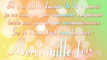 Comment dire merci tout simplement ?