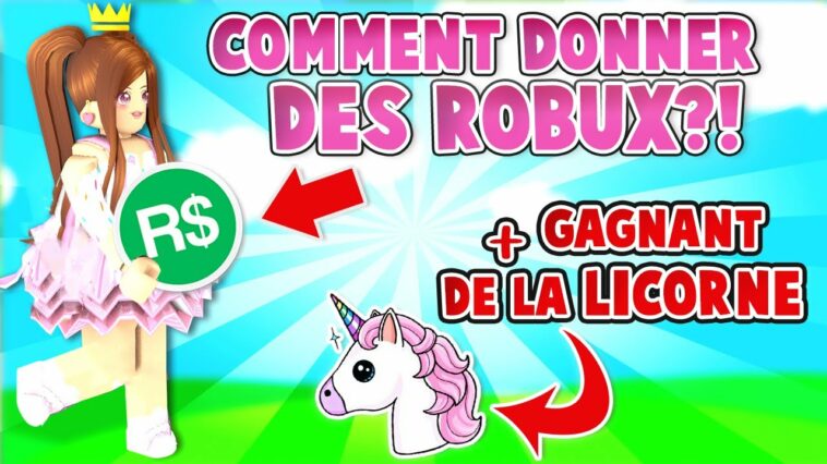 Comment donner Robux ?