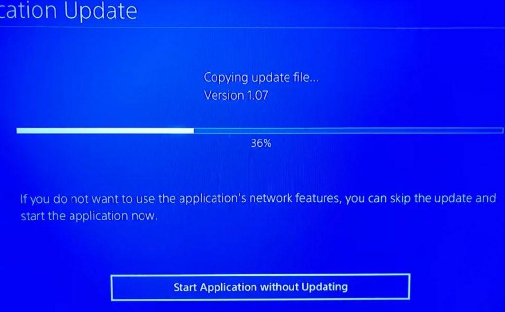 Comment enlever la copie du fichier de mise à jour sur PS4 ?