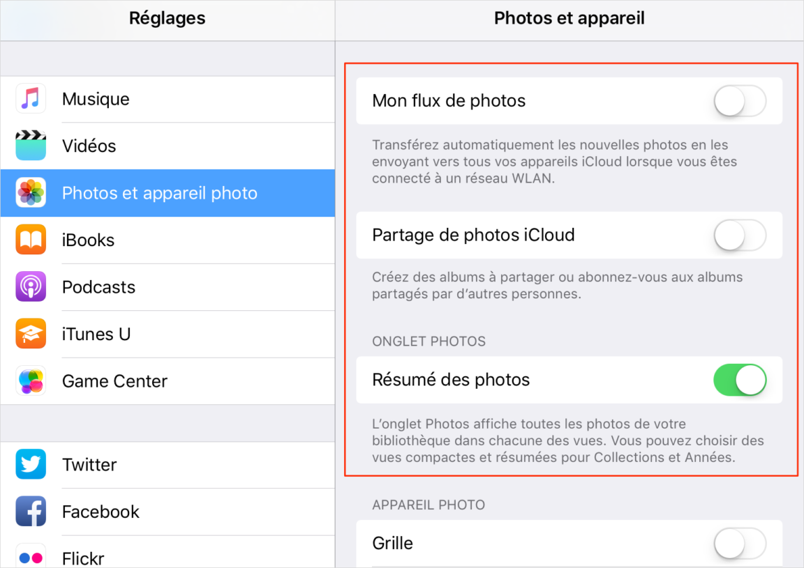 Comment enlever le minuteur de mon appareil photo ?