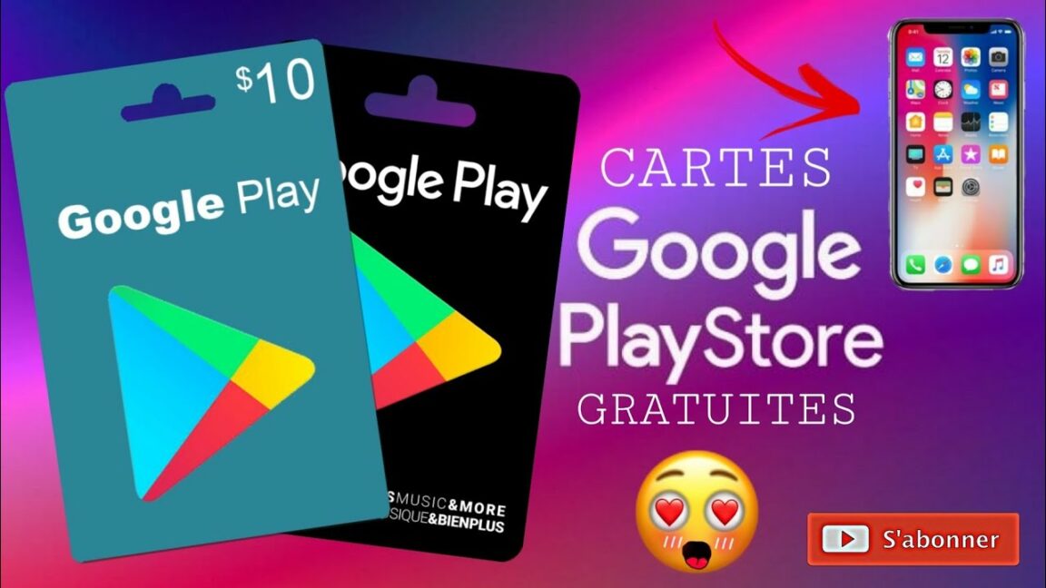 Comment enregistrer une carte Google Play ?