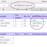 Comment extraire des caractères dans une cellule Excel ?