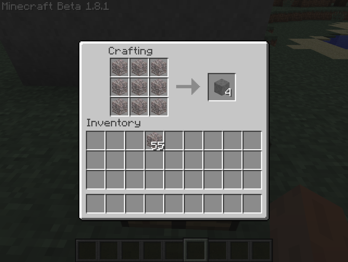 Comment faire du béton gris clair sur Minecraft ?