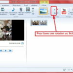 Comment faire pivoter une vidéo et l'enregistrer ?