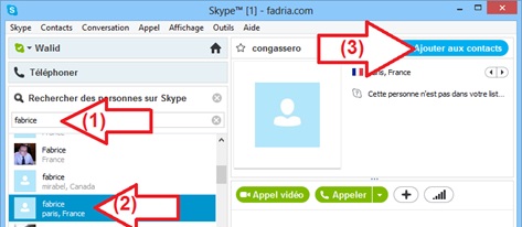 Comment faire pour ajouter un nouveau contact sur Skype ?