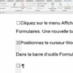 Comment faire pour cocher une case dans un document Word ?