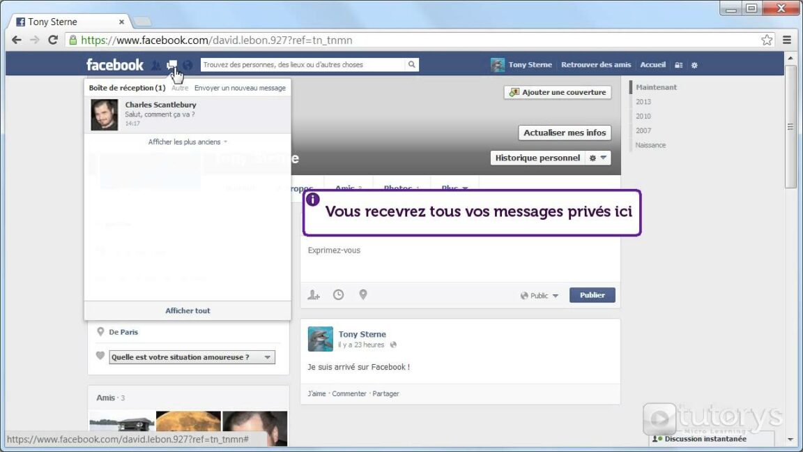 Comment faire pour envoyer un message sur Facebook quand on est bloqué ?