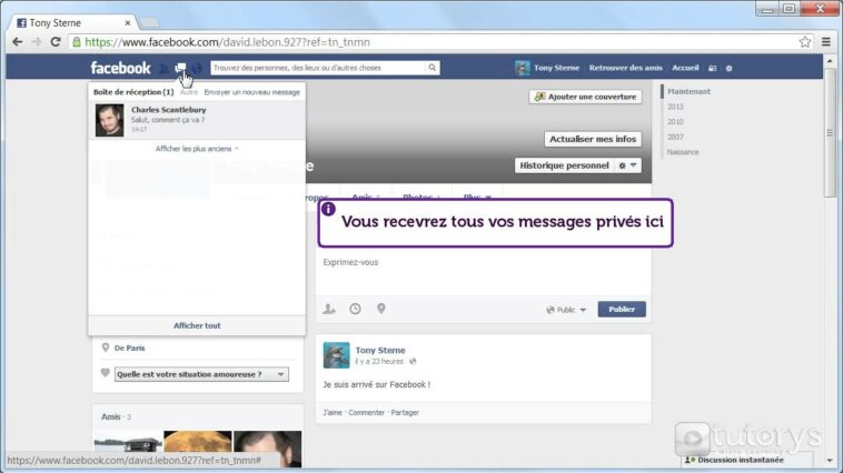 Comment faire pour envoyer un message sur Facebook quand on est bloqué ?