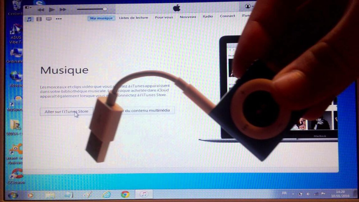 Comment faire pour mettre de la musique sur un iPod touch ?