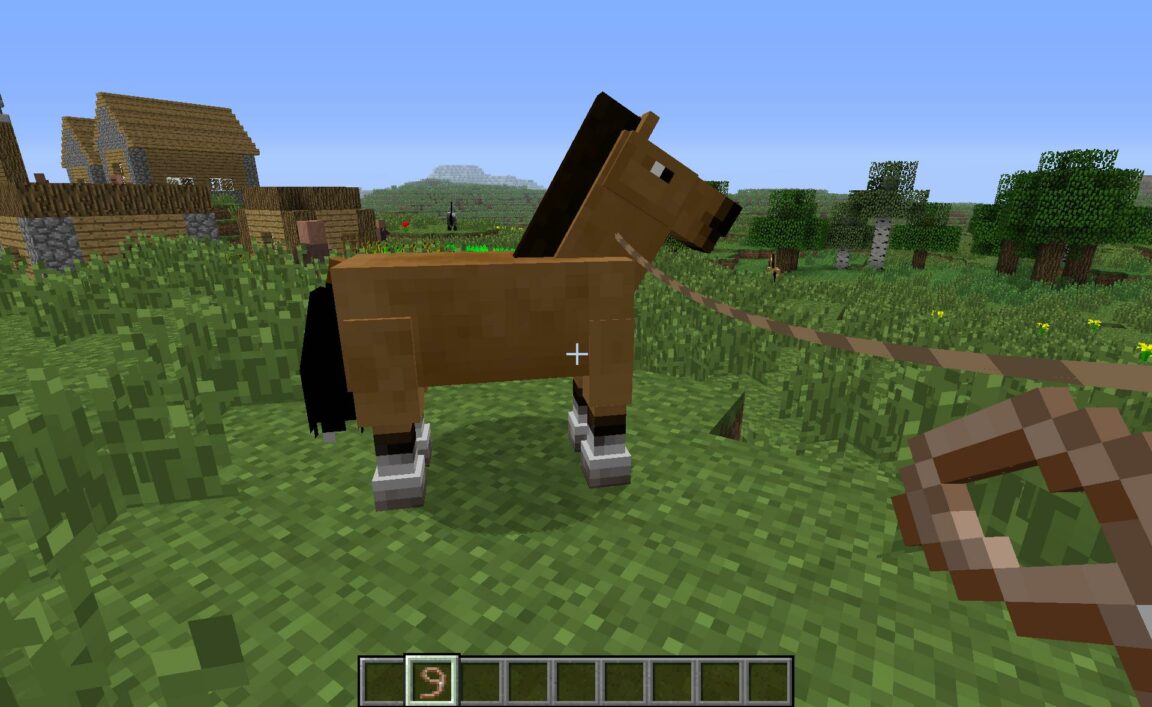 Comment faire pour monter à cheval dans Minecraft ?