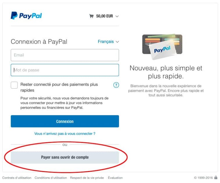 Comment faire pour payer par PayPal ?