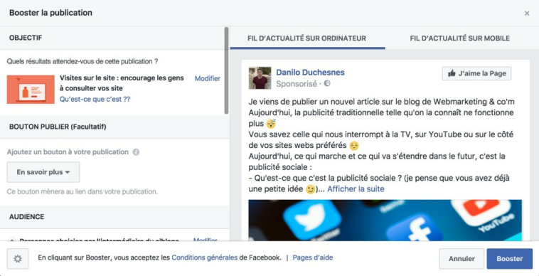 Comment faire pour que personne ne commente mes publications ?