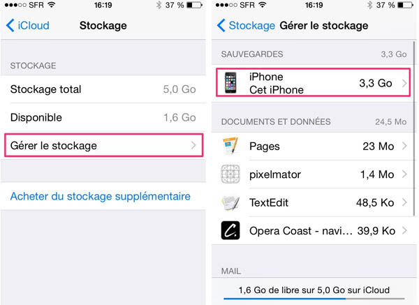 Comment faire quand iCloud est saturé ?