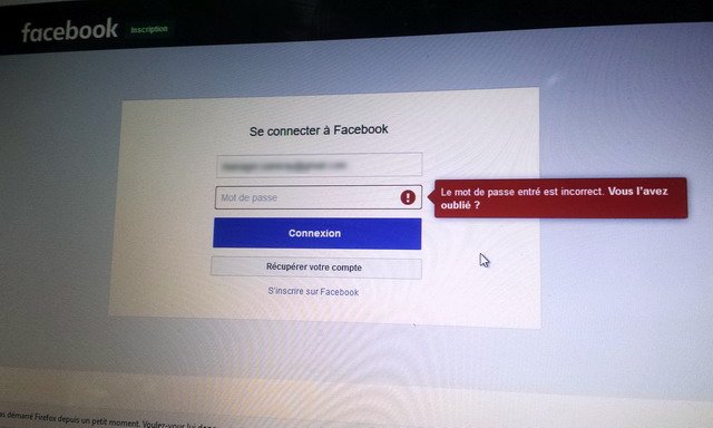 Comment faire si on a oublié le mot de passe de Facebook ?