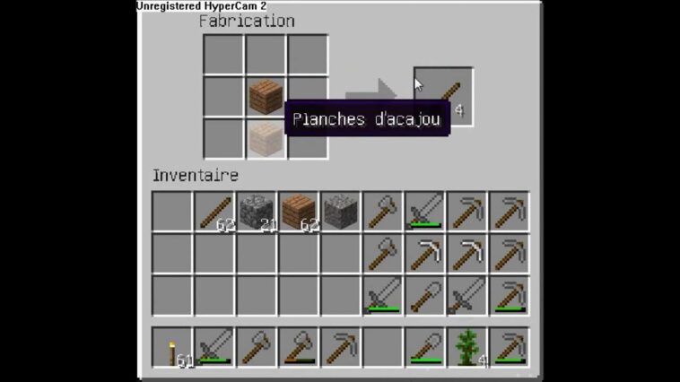 Comment faire une pioche ?