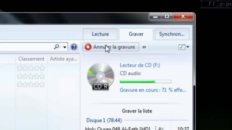 Comment graver des pistes audio sur un CD ?