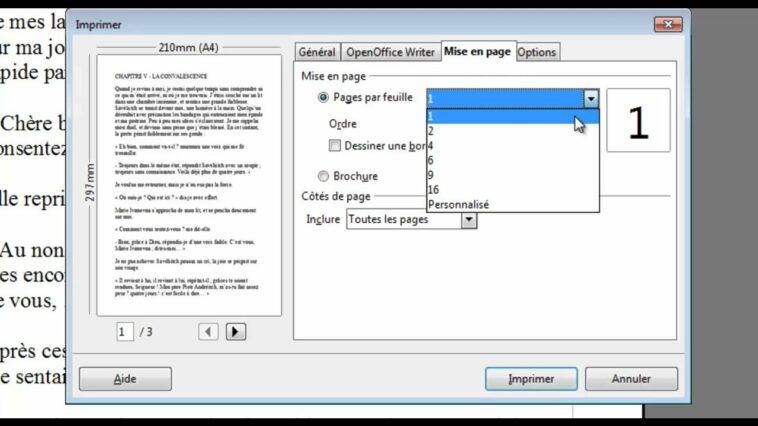 Comment imprimer plusieurs photo sur une seule page ?