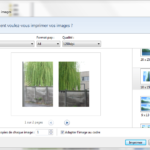 Comment imprimer plusieurs photos sur une même page ?