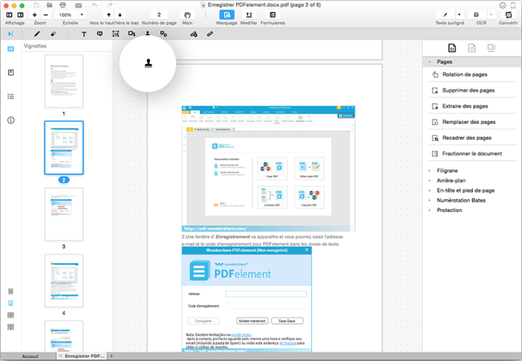 Comment insérer un PDF dans un PDF sur Mac ?