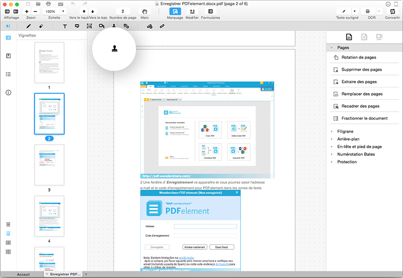 Comment insérer un PDF dans un PDF sur Mac ?