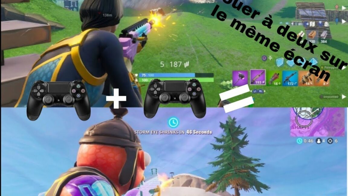 Comment jouer à deux sur le même Ecran fortnite ?