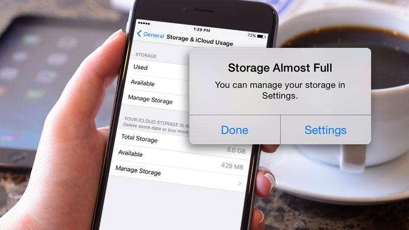 Comment libérer espace système iPad ?