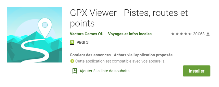 Comment lire un fichier GPX sur un smartphone ?