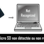 Comment lire une carte SD non reconnue ?