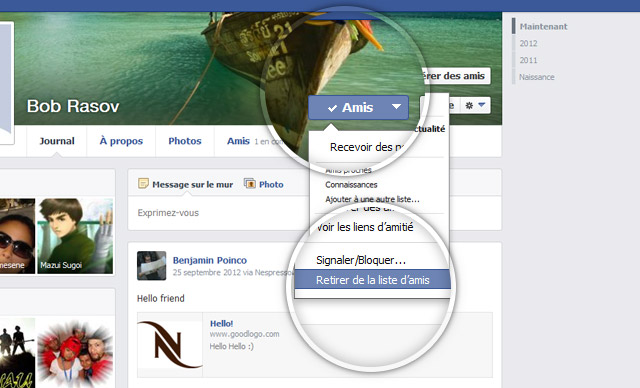 Comment masquer un ami sur Facebook sans le supprimer ?