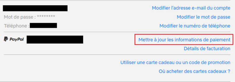 Comment mettre à jour son moyen de paiement ?