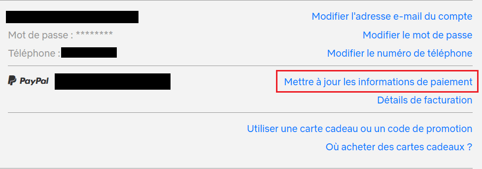 Comment mettre à jour son moyen de paiement ?