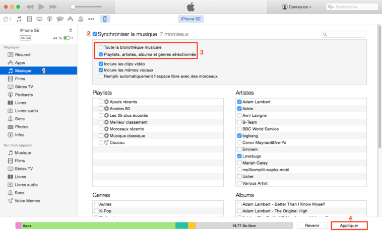 Comment mettre de la Musique sur un iPhone sans iTunes ?