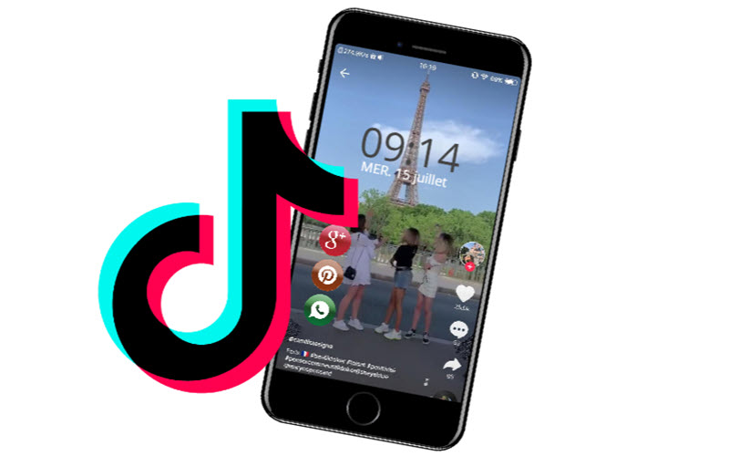 Comment mettre un Tik Tok en fond d ecran ?