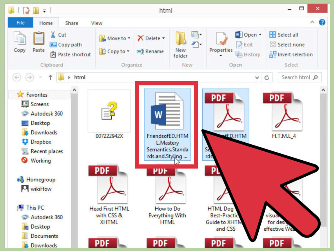 Comment mettre un fichier en format doc ?