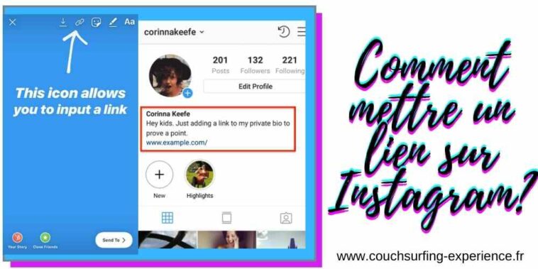 Comment mettre un lien sur Instagram 2021 ?