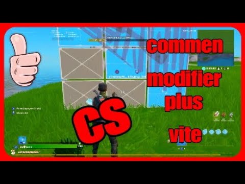 Comment modifier plus vite sur Switch ?