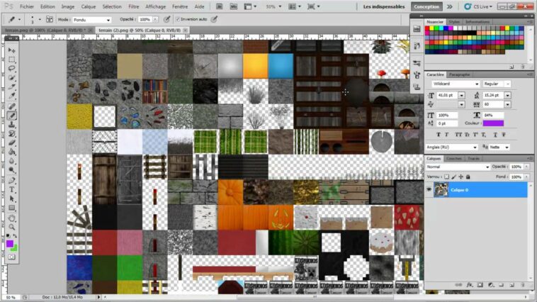 Comment modifier un pack de textures ?