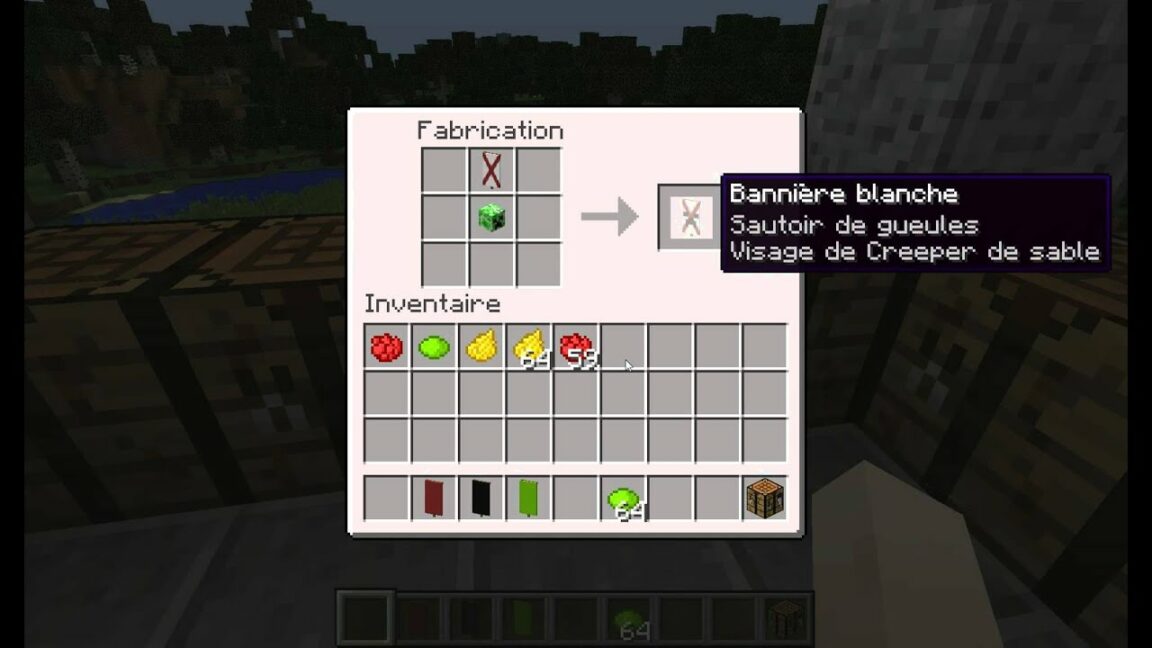 Comment nommer une bannière sur Minecraft ?