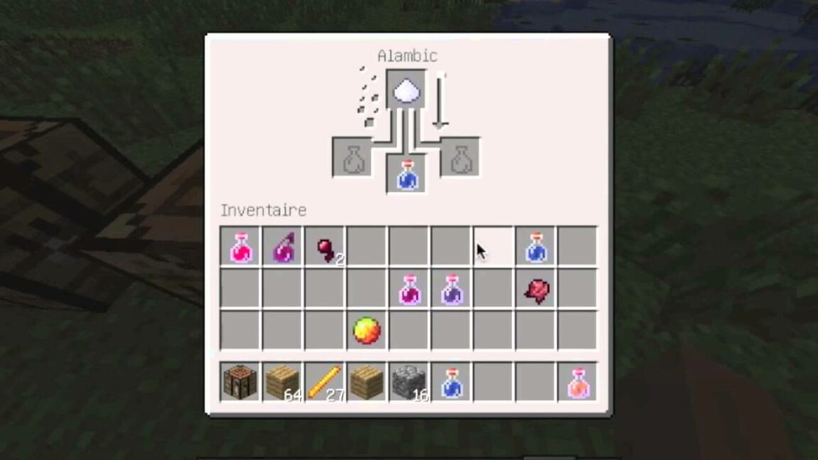 Comment on fait des potions dans Minecraft ?