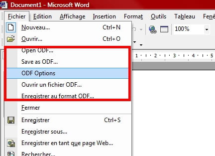 Comment ouvrir un Fichier ODT sous Word 2003 ?