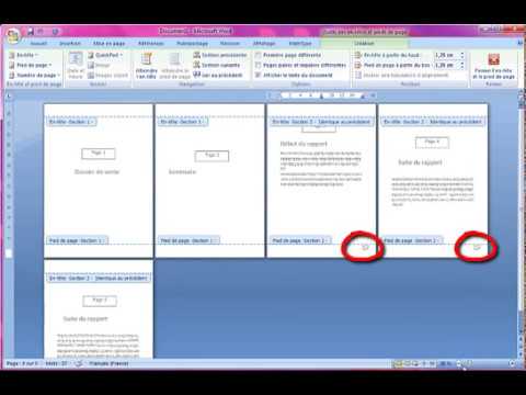 Comment paginer sur Word à partir de la page 3 ?