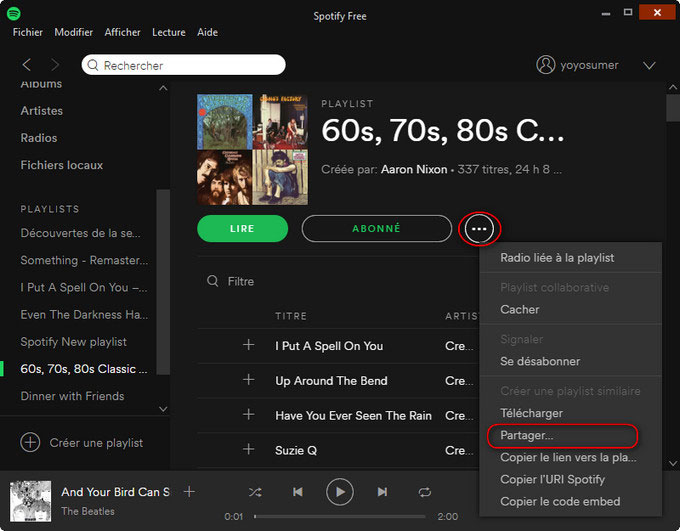 Comment partager un compte Spotify duo ?