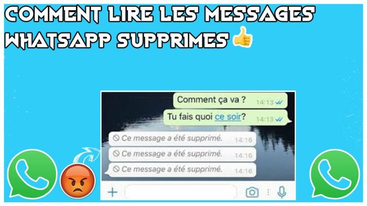 Comment recuperer les messages d'un contact bloqué sur WhatsApp ?