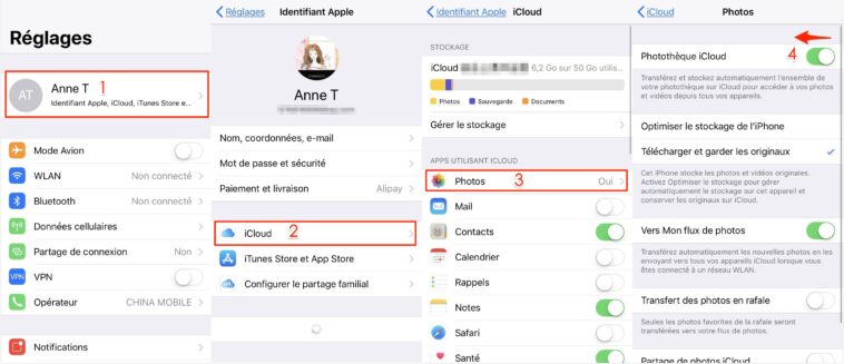 Comment recuperer ses Photos iCloud supprimer ?