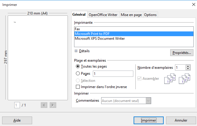 Comment récupérer un fichier sur Open Office ?
