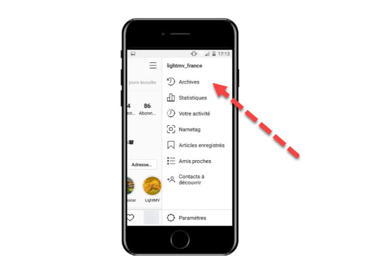 Comment recuperer un post archive sur Instagram ?