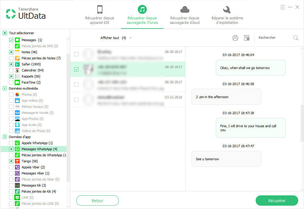 Comment recuperer une discussion archivée sur WhatsApp sur Iphone ?