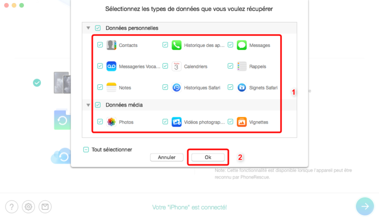 Comment recuperer une icône sur iPhone ?